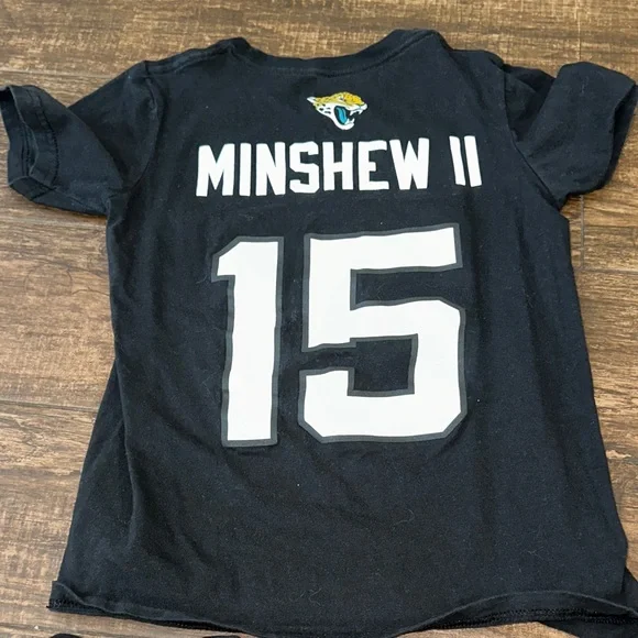 NFL Jacksonville Jaguars Kids Black and Yellow Tee - Picture 3 of 3